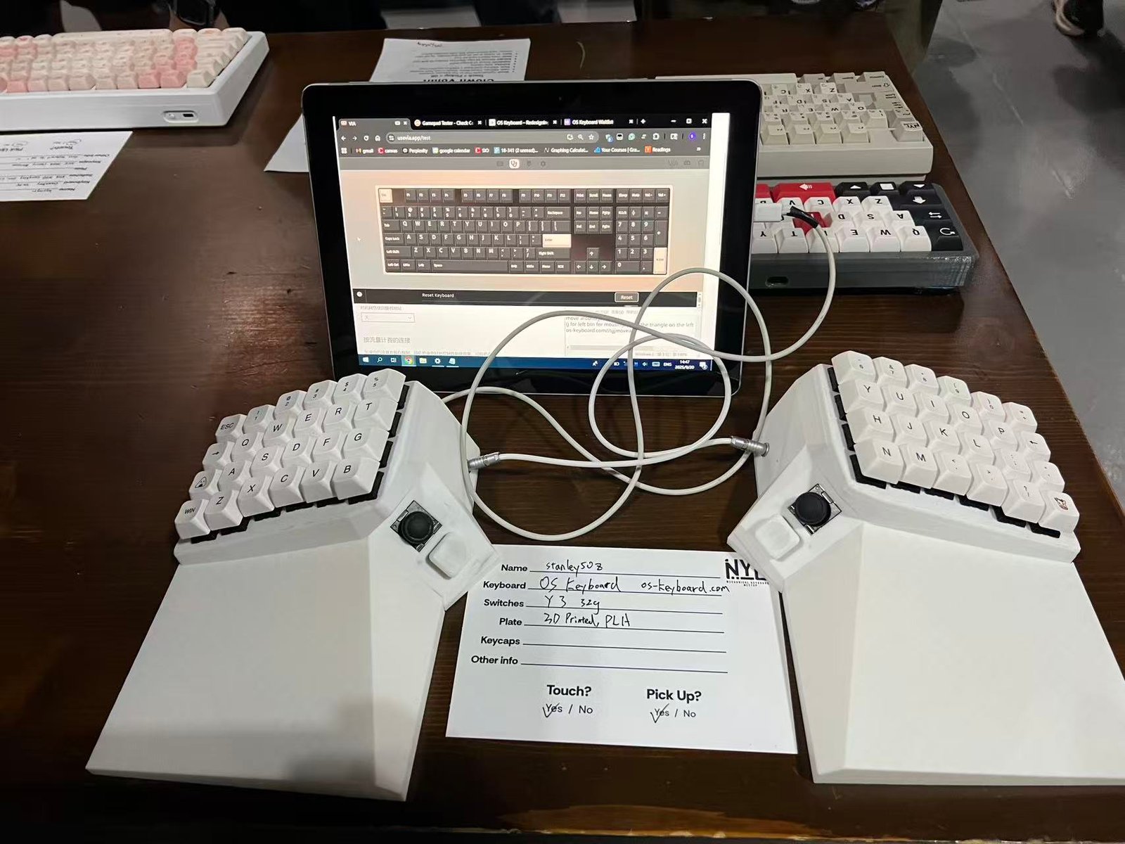 VIA Configurator demo at booth